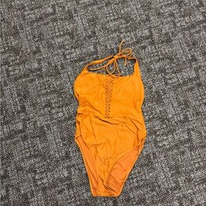 Aerie Burnt Orange One-Piece Swimsuit